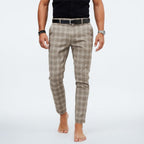 Liam™ | Pantalón chino slim de cuadros