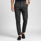 Liam™ | Pantalón chino slim de cuadros