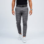 Liam™ | Pantalón chino slim de cuadros