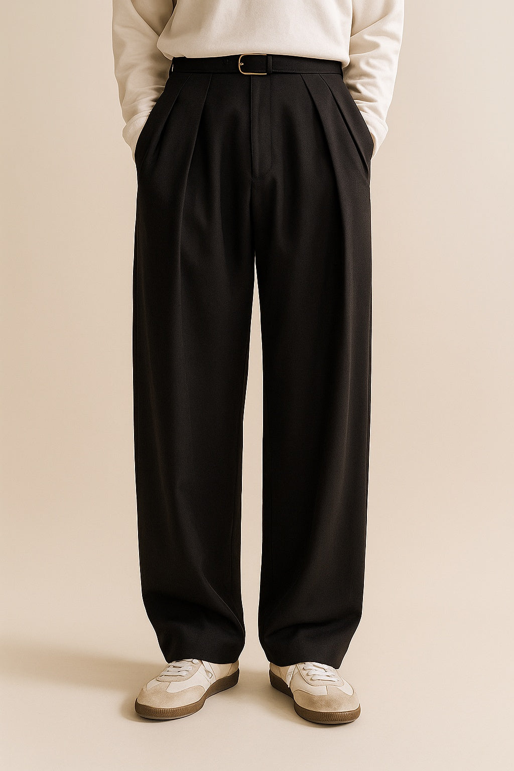 Clayton™ | Pantalón de pinzas de pierna ancha y tiro alto