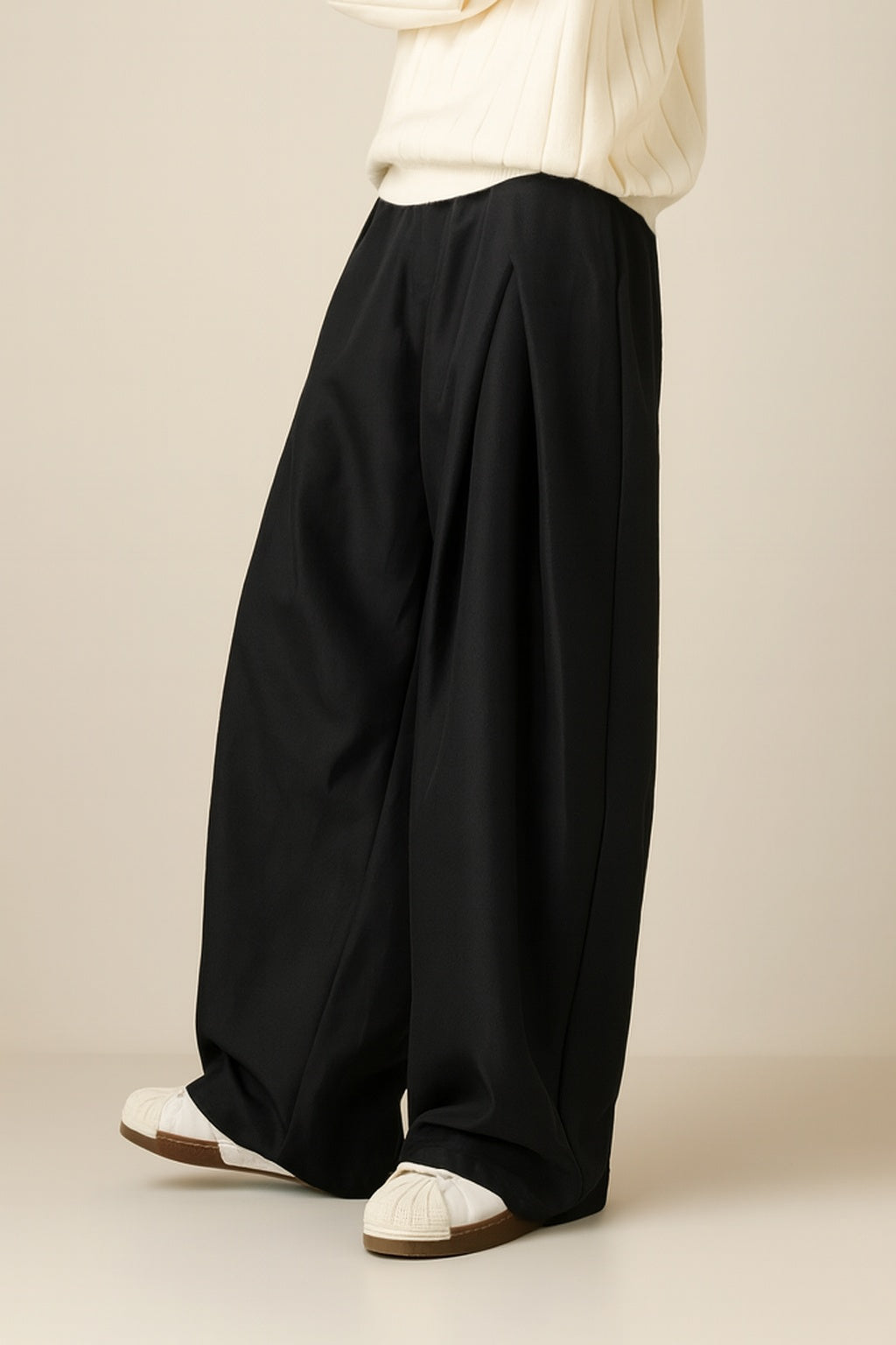Clayton™ | Pantalón de pinzas de pierna ancha y tiro alto