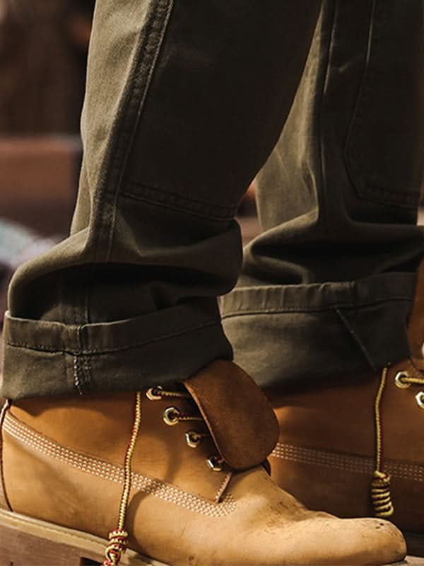 Dominic™ | Pantalón de trabajo de sarga de algodón de pierna recta