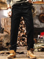 Dominic™ | Pantalón de trabajo de sarga de algodón de pierna recta