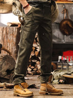 Dominic™ | Pantalón de trabajo de sarga de algodón de pierna recta