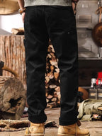 Dominic™ | Pantalón de trabajo de sarga de algodón de pierna recta