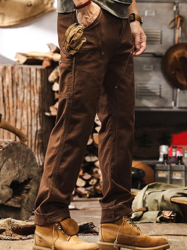 Dominic™ | Pantalón de trabajo de sarga de algodón de pierna recta