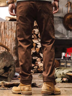 Dominic™ | Pantalón de trabajo de sarga de algodón de pierna recta
