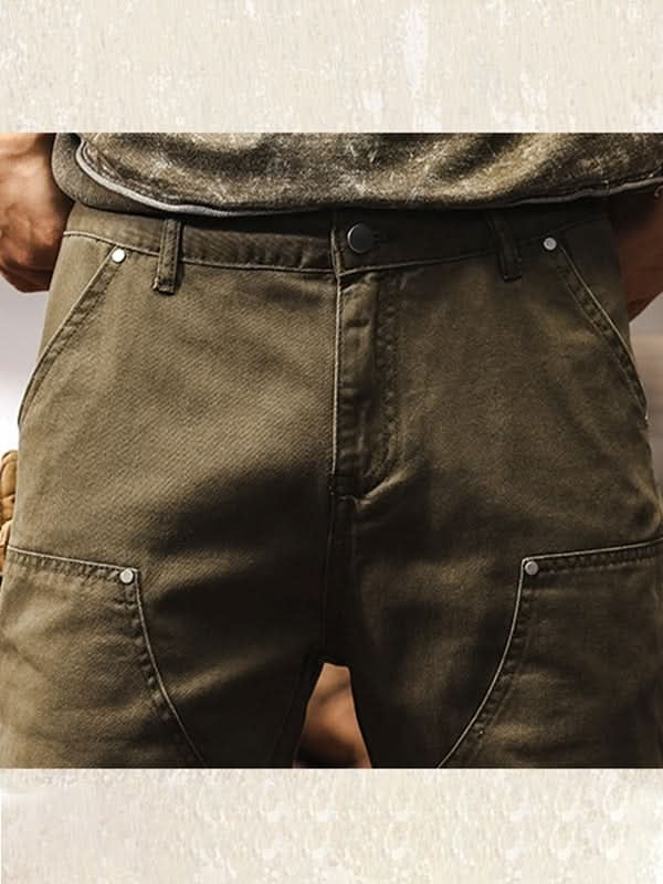 Dominic™ | Pantalón de trabajo de sarga de algodón de pierna recta