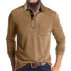 Harvey™ | Polo de manga larga con bolsillo en el pecho