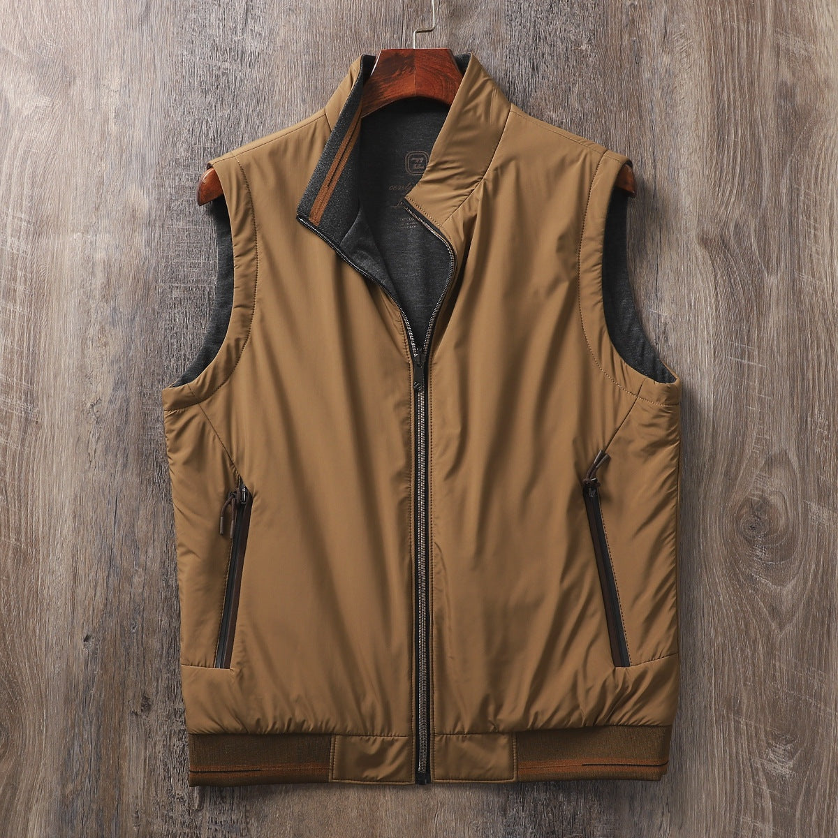 Silas™ | Chaleco acolchado reversible con cuello alto