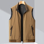 Silas™ | Chaleco acolchado reversible con cuello alto