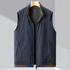 Silas™ | Chaleco acolchado reversible con cuello alto