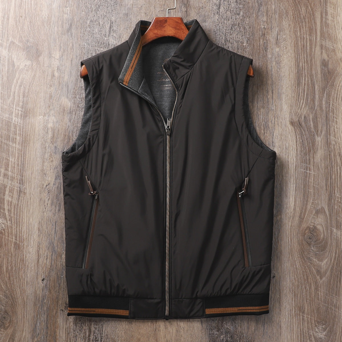 Silas™ | Chaleco acolchado reversible con cuello alto