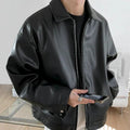 Grant™ | Chaqueta biker oversize efecto piel