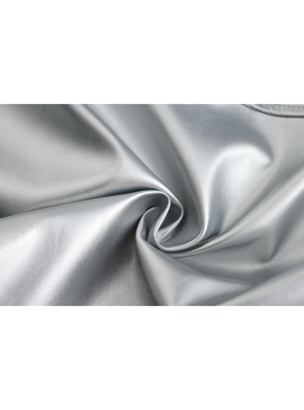 Ian™ | Gabardina larga efecto piel con cuello solapa