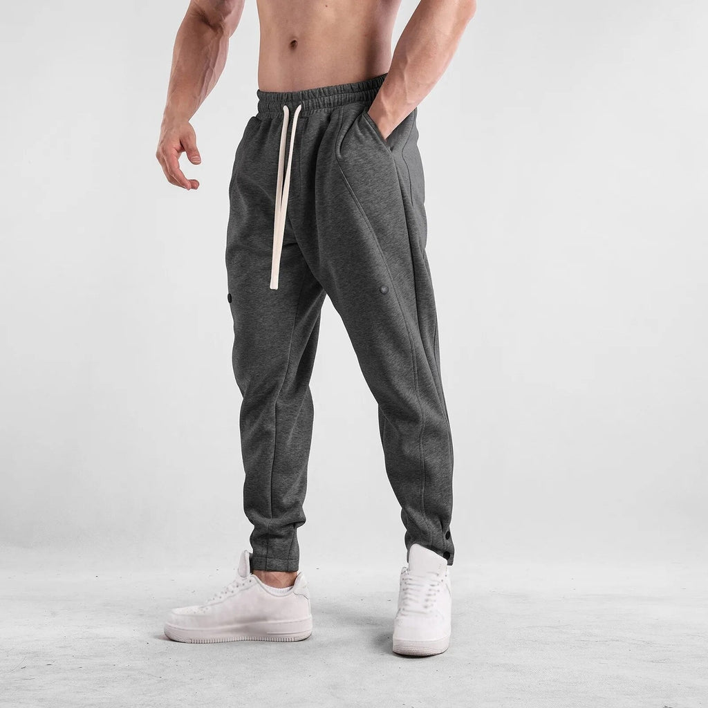 Desmond™ | Pantalón jogger de algodón con puños abotonados