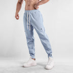 Desmond™ | Pantalón jogger de algodón con puños abotonados