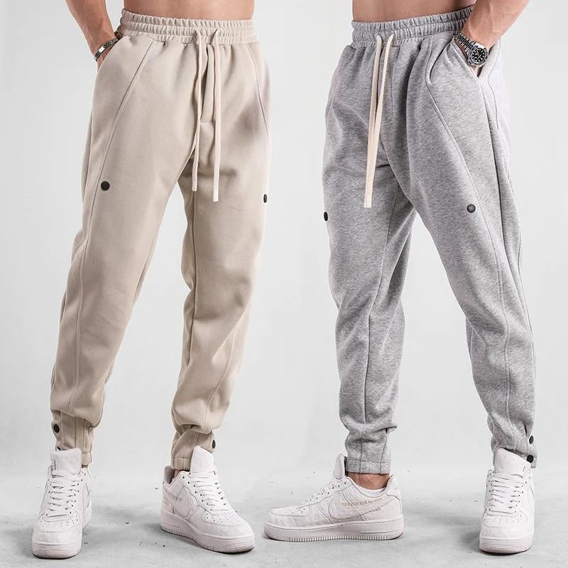 Desmond™ | Pantalón jogger de algodón con puños abotonados