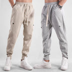 Desmond™ | Pantalón jogger de algodón con puños abotonados