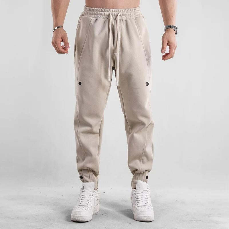 Desmond™ | Pantalón jogger de algodón con puños abotonados