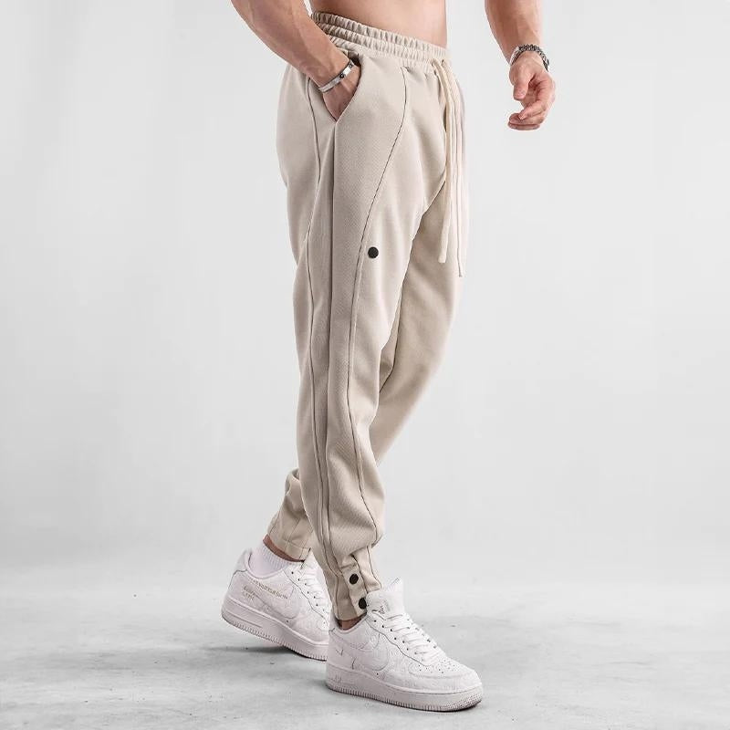 Desmond™ | Pantalón jogger de algodón con puños abotonados