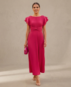 Paloma - Vestido maxi plisado de gala