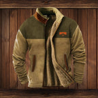 Wyatt™ | Cazadora polar con forro sherpa y estampado étnico
