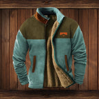 Wyatt™ | Cazadora polar con forro sherpa y estampado étnico