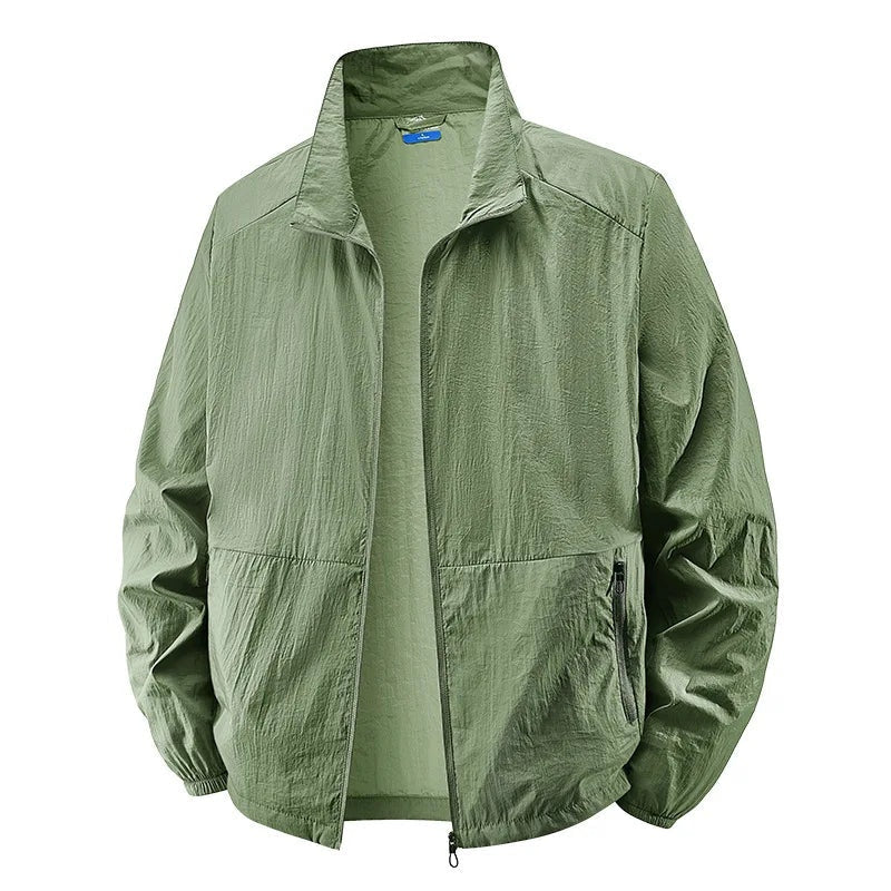 Andrew™ | Cortavientos ligero con cuello alto y cremallera