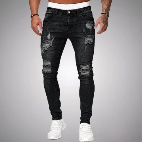 Ezra™ | Vaqueros skinny rotos con efecto desgastado