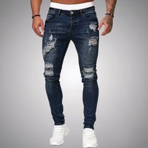 Ezra™ | Vaqueros skinny rotos con efecto desgastado