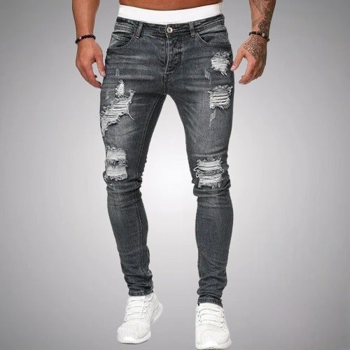 Ezra™ | Vaqueros skinny rotos con efecto desgastado