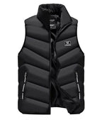 Liam™ | Chaleco acolchado sin mangas con cuello alto y cremallera