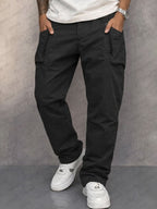 Nicholas™ | Pantalón cargo de algodón con bolsillos con cremallera