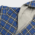 Adam™ | Sudadera reversible con capucha y estampado de cuadros oversize
