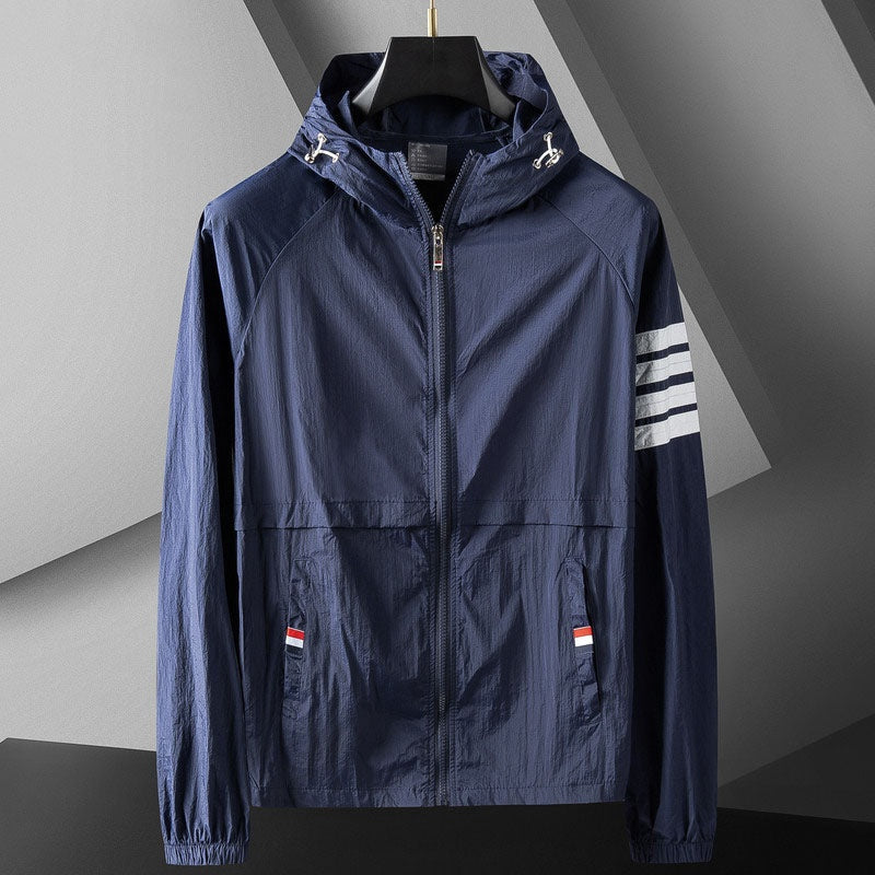 Dylan™ | Chaqueta varsity cortavientos con capucha