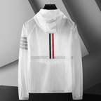 Dylan™ | Chaqueta varsity cortavientos con capucha