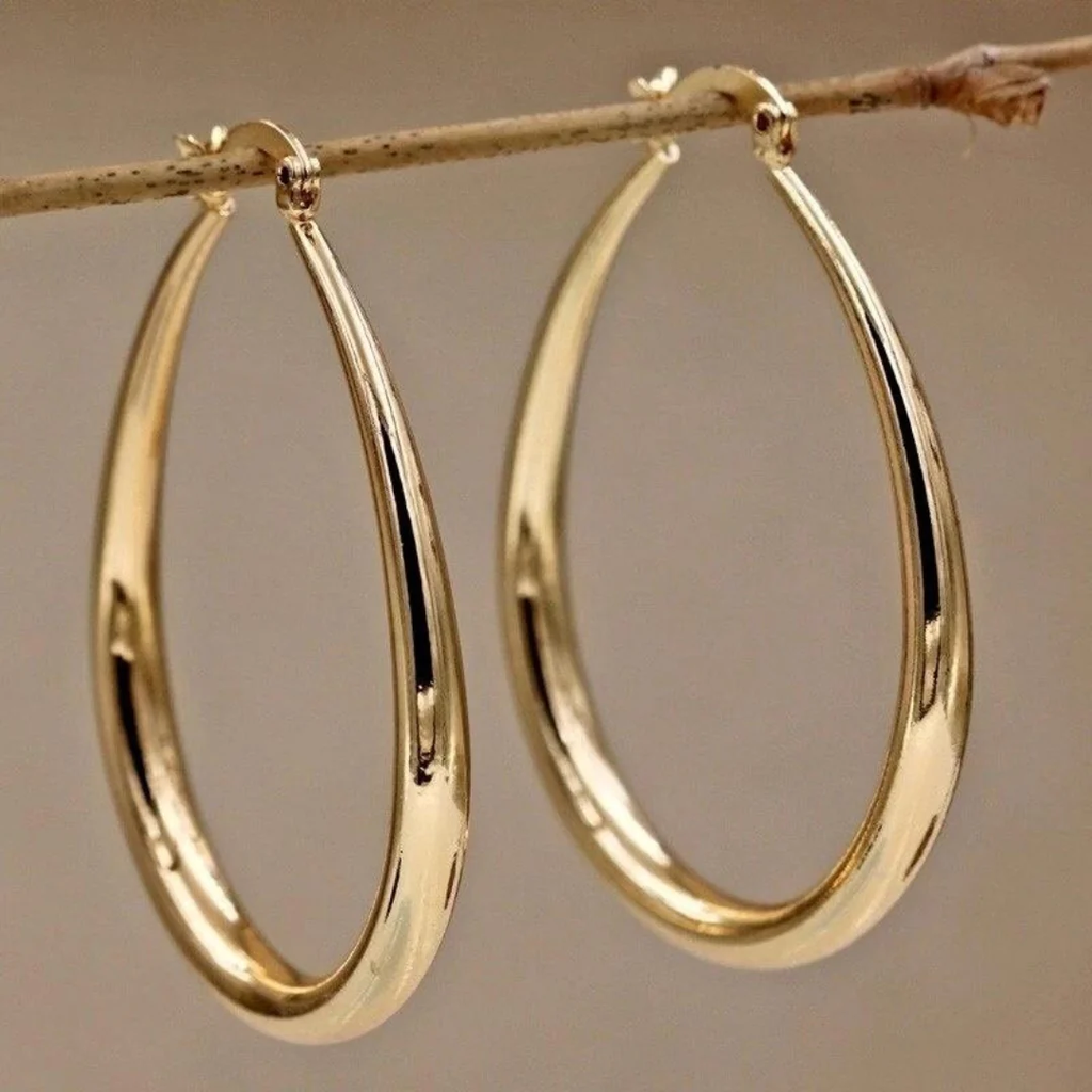 Pendientes vintage exclusivos en oro - vista 4