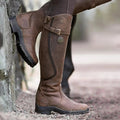 Kelsey™ | Botas altas de piel impermeables con hebilla