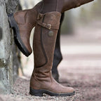 Kelsey™ | Botas altas de piel impermeables con hebilla
