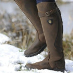 Kelsey™ | Botas altas de piel impermeables con hebilla