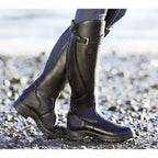Kelsey™ | Botas altas de piel impermeables con hebilla