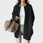 Harper™ | Cárdigan oversize de cachemira con botones de presión