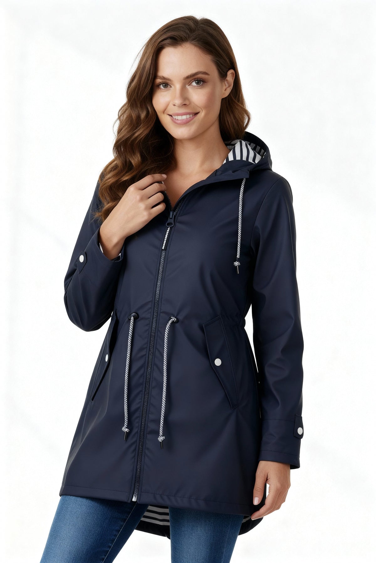 Isla™ | Chubasquero impermeable con capucha