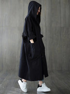 Juliana™ | Gabardina larga oversize con capucha