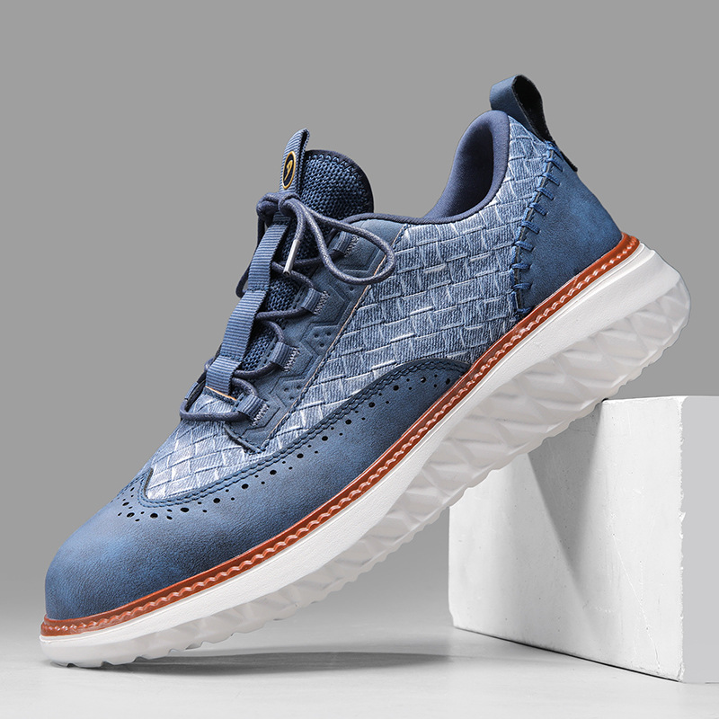 Josiah™ | Zapatos blucher de piel casuales con suela ligera