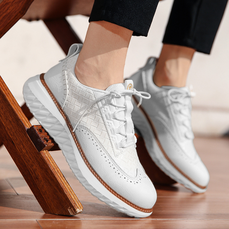 Josiah™ | Zapatos blucher de piel casuales con suela ligera