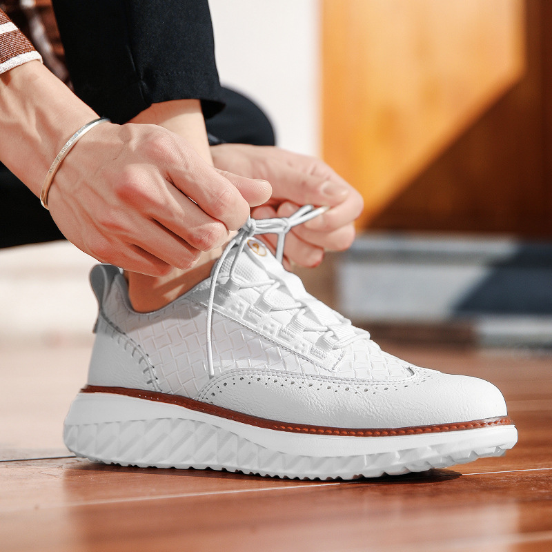 Josiah™ | Zapatos blucher de piel casuales con suela ligera