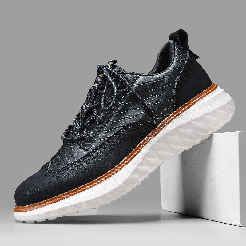 Josiah™ | Zapatos blucher de piel casuales con suela ligera