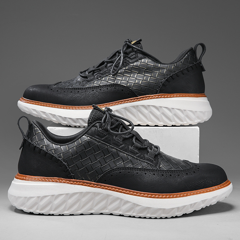 Josiah™ | Zapatos blucher de piel casuales con suela ligera